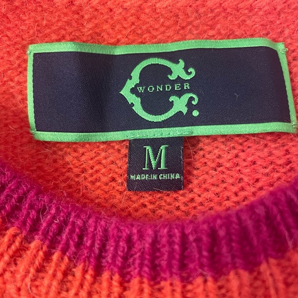 C Wonder Wool Sweater Hearts Medium - Picture 3 of 6